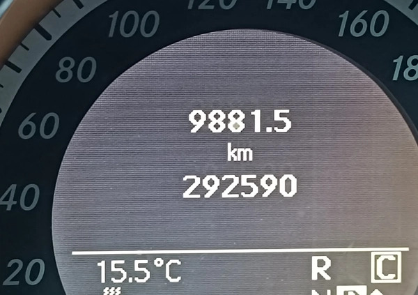 Mercedes-Benz Klasa E cena 42000 przebieg: 293000, rok produkcji 2009 z Chojna małe 106